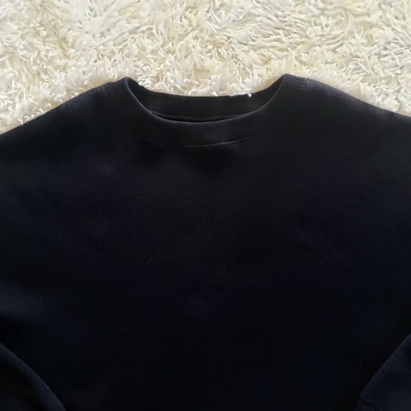 SOLD Filson Mens Pullover Sweater XXL Vtg Crew Neck Navy Virgin Wool USA Heavy - Picture 4 of 8